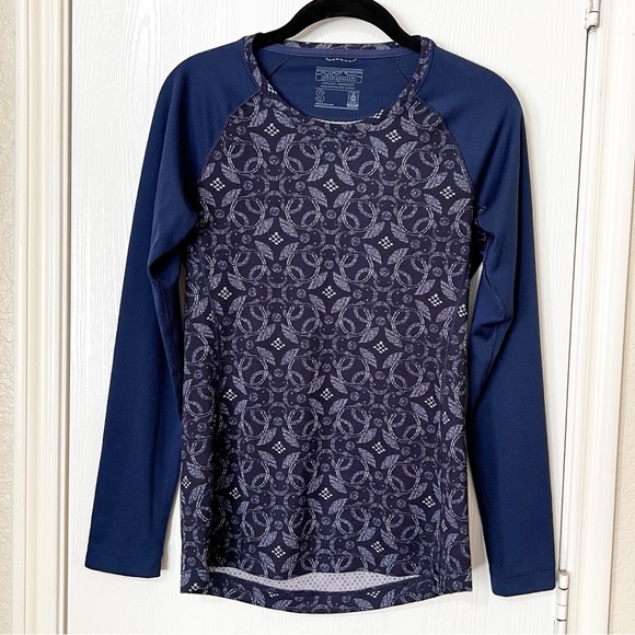 Patagonia Tops - [Patagonia] Capilene Cool Mixed Print Workout Top Long Sleeve Athletic Small